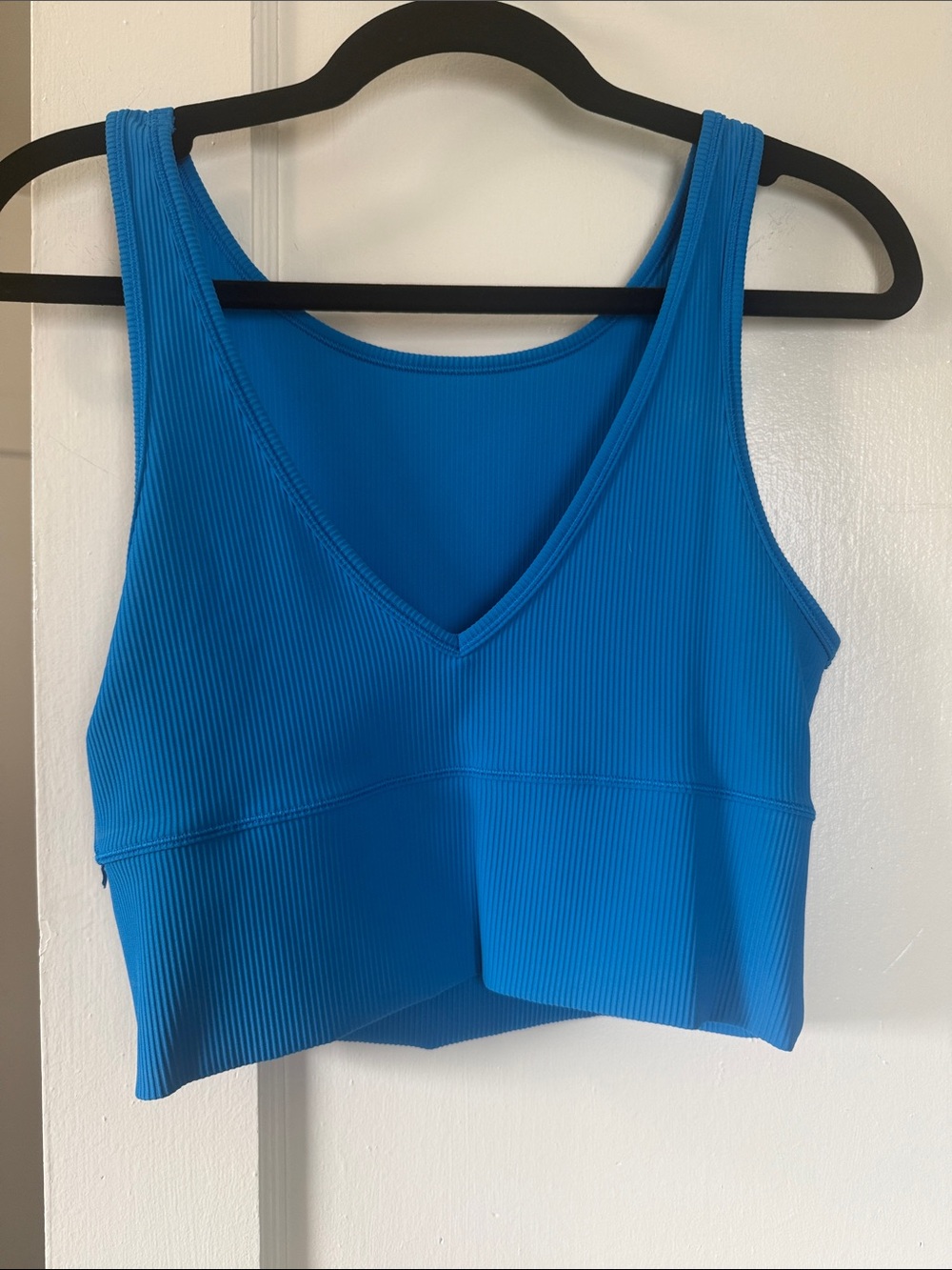 lululemon Power Pivot Ribbed Tank Top | Pool Side Blue | Size 4 - Picture 2 of 2